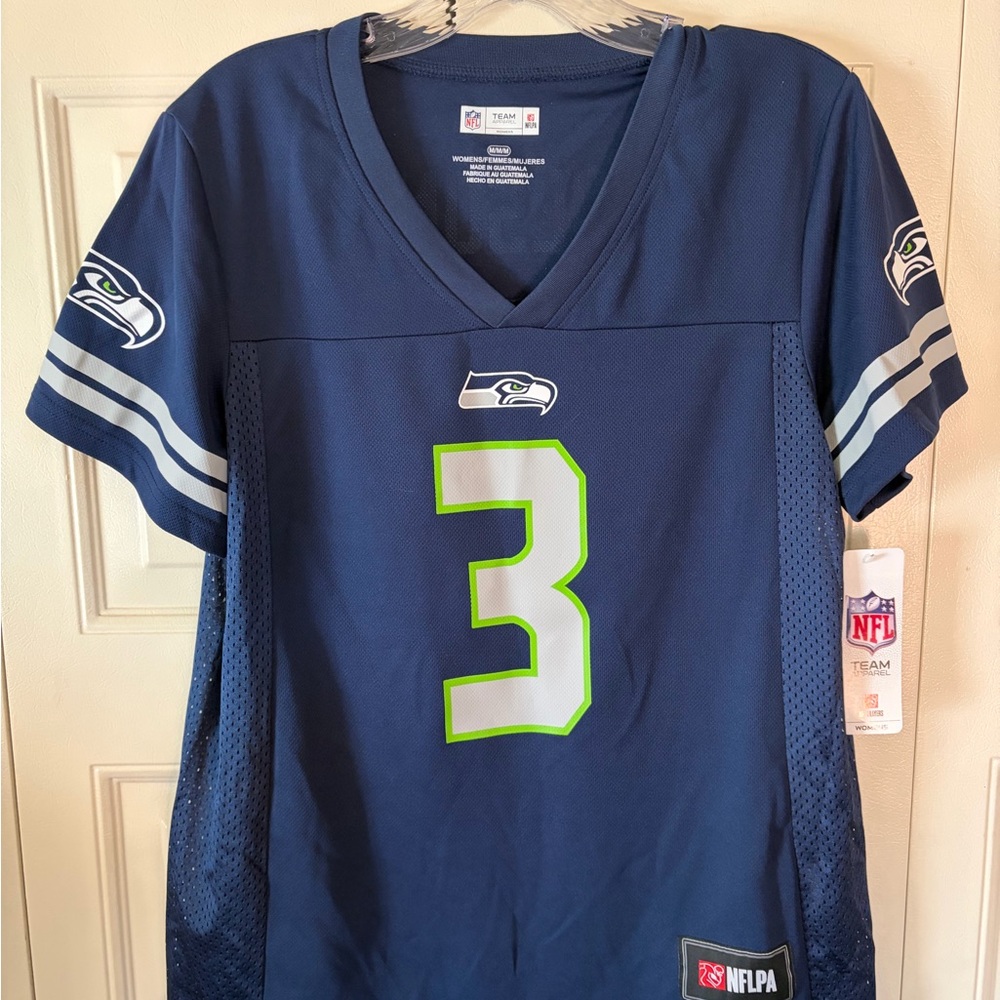Seahawks NFL Russell Wilison #3 NWT Women's Jersey Sz M Twelve for One!